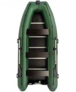 Kolibri KM-400DSL green motor keel inflatable boat + plywood deck