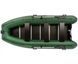 Kolibri KM-400DSL green motor keel inflatable boat + plywood deck