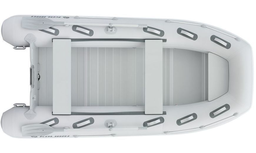 Kolibri KM-360DXL motor keel inflatable boat + aluminum hull