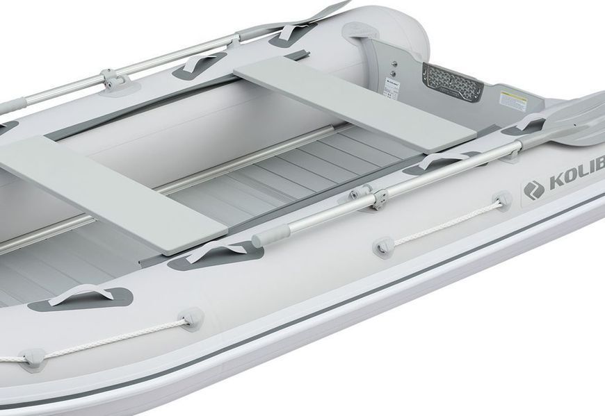 Kolibri KM-360DXL motor keel inflatable boat + aluminum hull