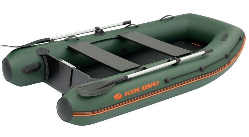 Kolibri KM-270XL green motor inflatable boat + Air-Deck