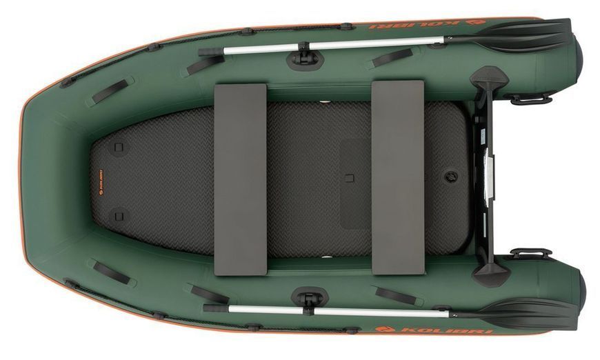 Kolibri KM-270XL green motor inflatable boat + Air-Deck