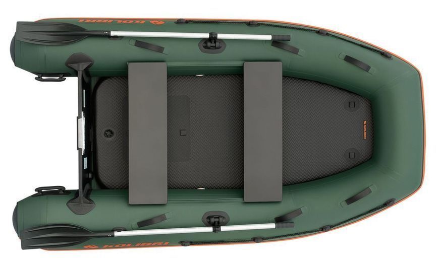 Kolibri KM-270XL green motor inflatable boat + Air-Deck