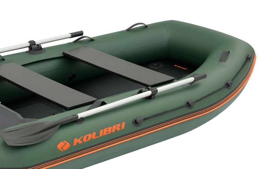 Kolibri KM-270XL green motor inflatable boat + Air-Deck