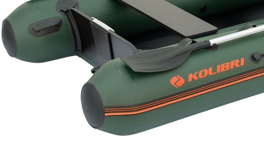Kolibri KM-300XL green motor inflatable boat + Air-Deck