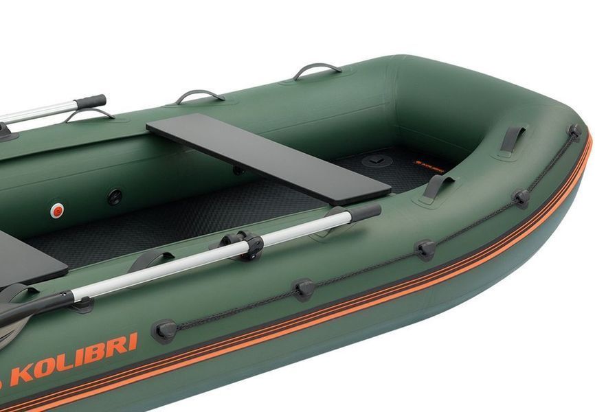 Kolibri KM-330XL green motor inflatable boat + Air-Deck