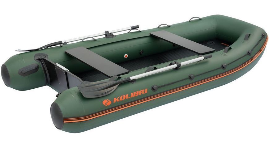 Kolibri KM-330XL green motor inflatable boat + Air-Deck
