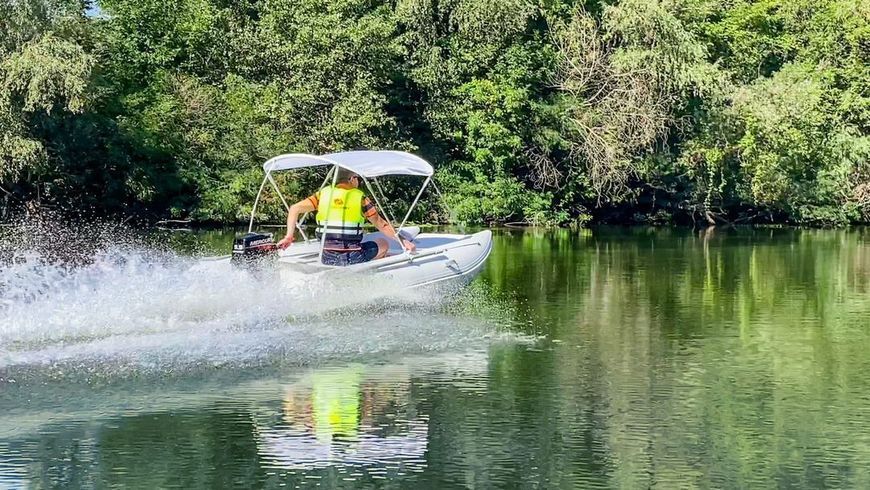 Catamaran Kolibri Sea Cat KM-300CM, gris clair