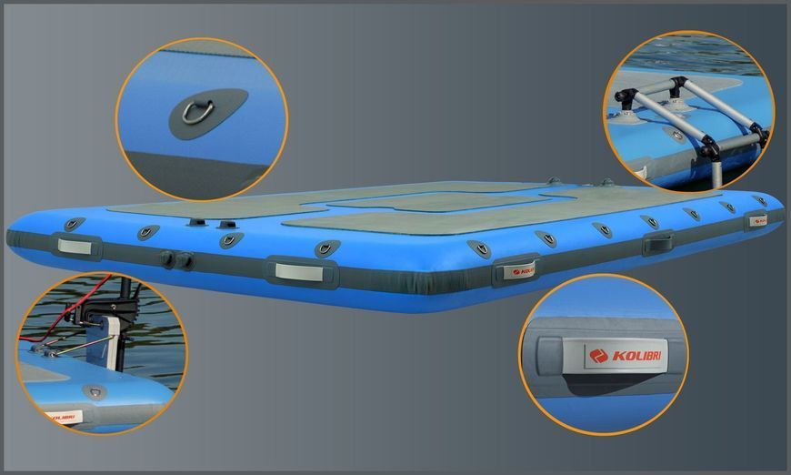 Plataforma de atraque inflable ultramarina Kolibri DK-400