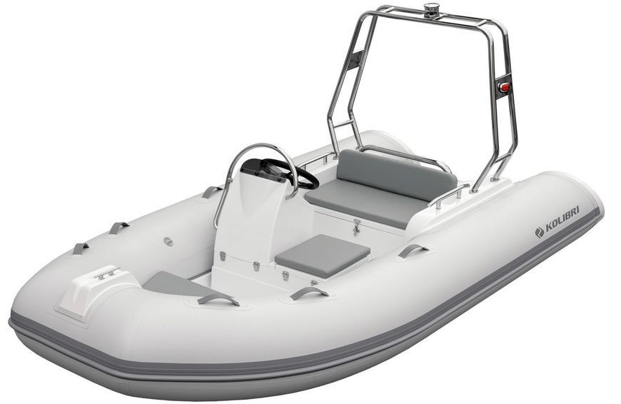Bateau pneumatique semi-rigide Kolibri Wing Ultra W360UT, gris clair