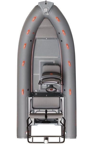 Inflatable boat RIB Kolibri Wing Ultra W500UT, light gray