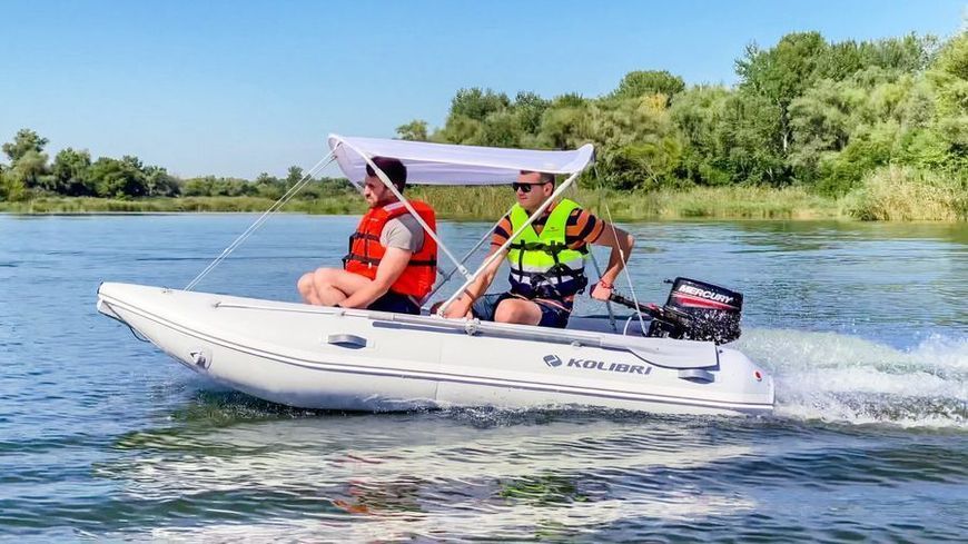 Catamaran Kolibri Sea Cat KM-420CM, gris clair