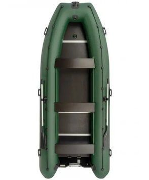 Kolibri KM-450DSL green motor keel inflatable boat + plywood pail