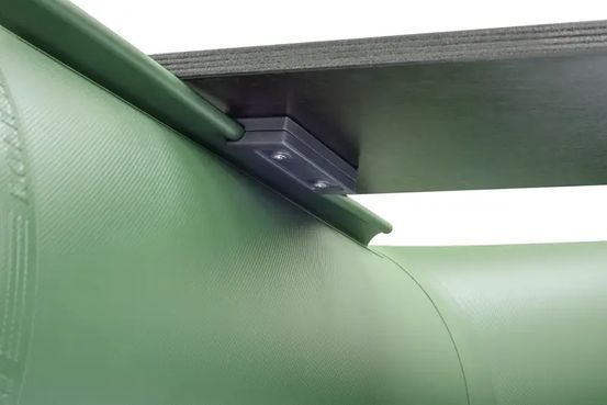 Kolibri KM-450DSL green motor keel inflatable boat + plywood pail