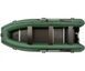 Kolibri KM-450DSL green motor keel inflatable boat + plywood pail