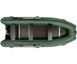 Kolibri KM-450DSL green motor keel inflatable boat + plywood pail