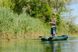 Kolibri K-210 green inflatable rowing boat, without deck