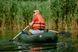 Kolibri K-210 green inflatable rowing boat, without deck