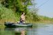Kolibri K-210 green inflatable rowing boat, without deck