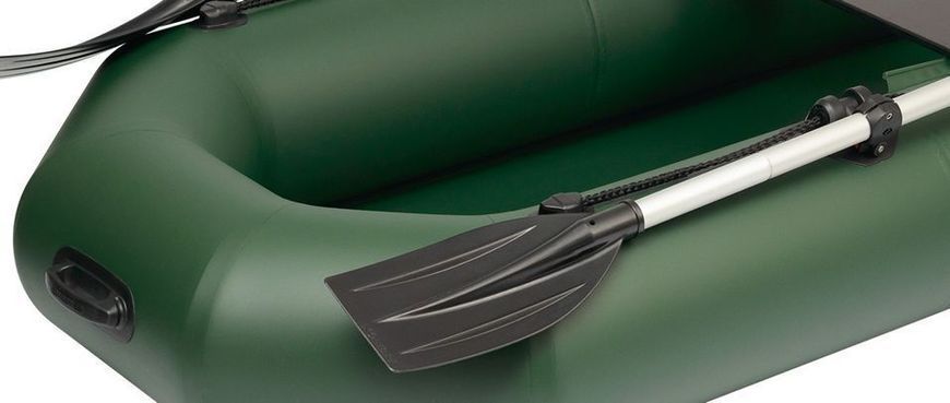 Kolibri K-210 green inflatable rowing boat, without deck