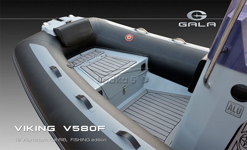 GALA Viking Fishing V580F RIB (Гала Викинг РИБ В580Ф) надувная лодка с алюминиевым дном