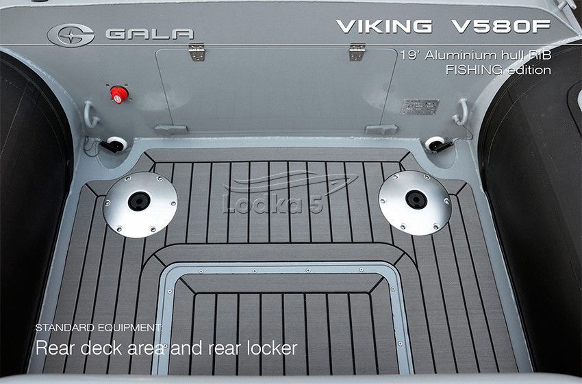 GALA Viking Fishing V580F RIB (Гала Викинг РИБ В580Ф) надувная лодка с алюминиевым дном