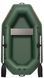 Kolibri K-220T green inflatable rowing boat, without deck