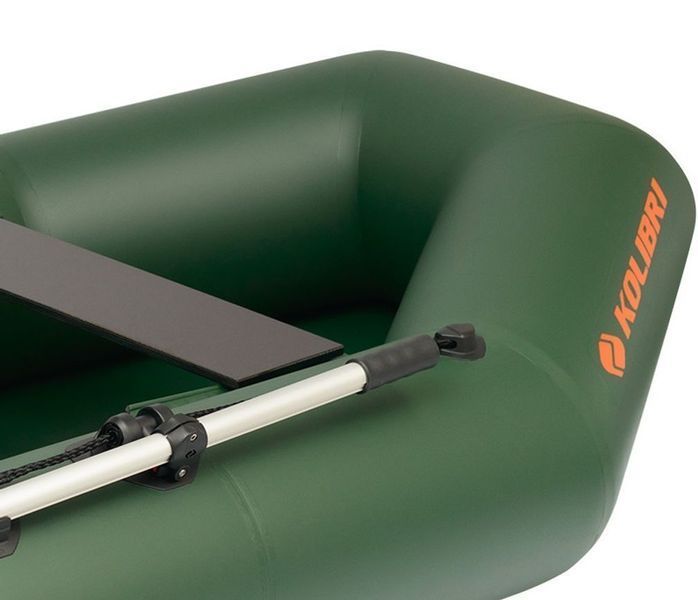 Kolibri K-220T green inflatable rowing boat, without deck