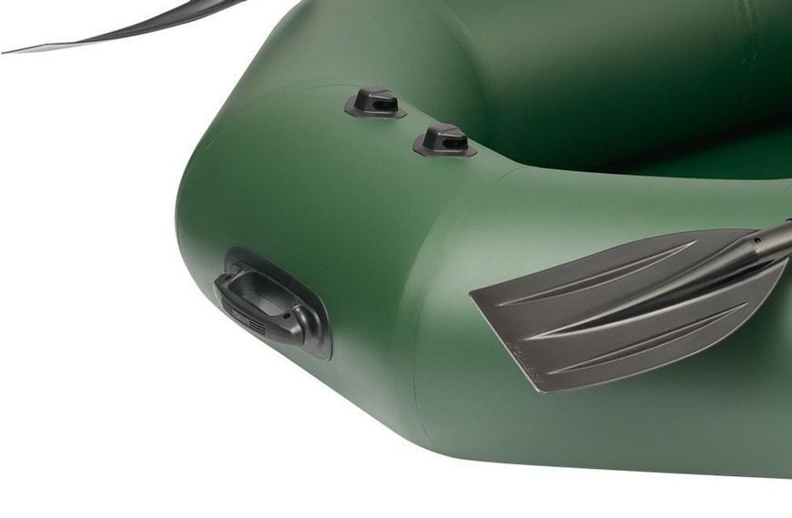 Kolibri K-220T green inflatable rowing boat, without deck