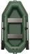 Kolibri K-240T green inflatable rowing boat, without deck