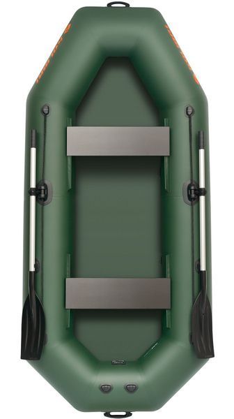 Kolibri K-280T (Kolibri K-280T) barca a remi gonfiabile verde, senza ponte Kolibri K-280T green фото