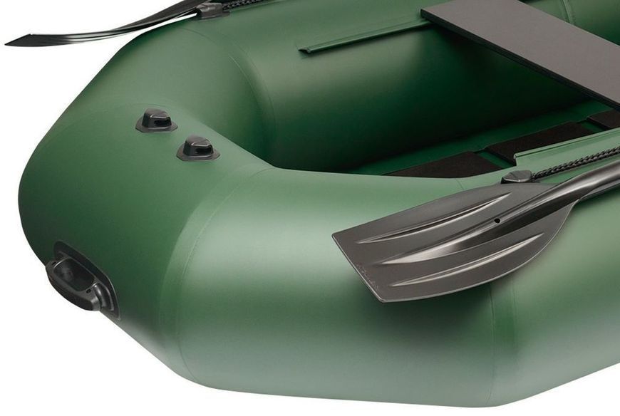 Kolibri K-280CT green inflatable rowing boat, without deck