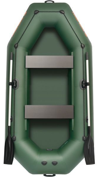 Kolibri K-300CT green inflatable rowing boat, without deck