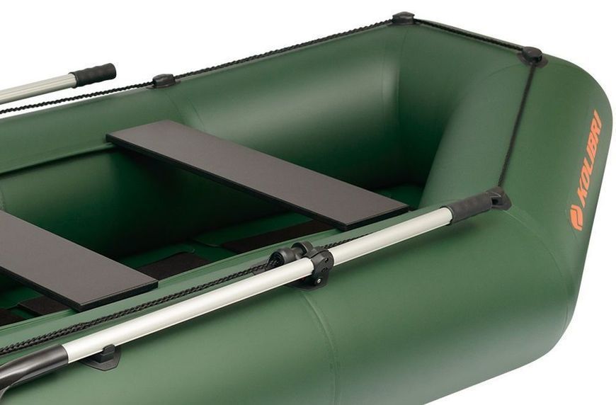 Kolibri K-300CT green inflatable rowing boat, without deck