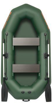 Kolibri K-250T green inflatable rowing boat, without deck