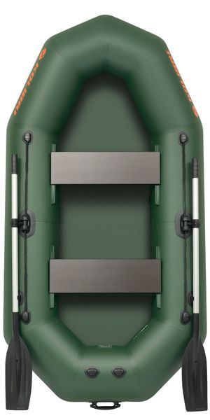 Kolibri K-250T green inflatable rowing boat, without deck