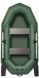 Kolibri K-250T green inflatable rowing boat, without deck