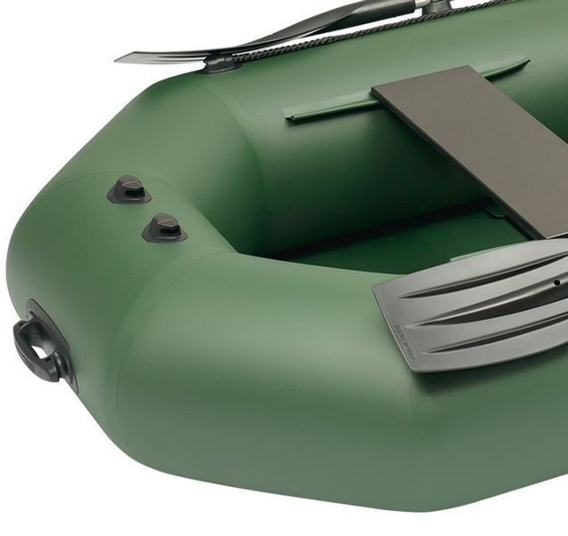 Kolibri K-290T green inflatable rowing boat, without deck