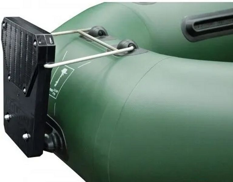 Kolibri K-290T green inflatable rowing boat, without deck