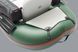 Bateau &agrave; rames gonflable vert Kolibri K-180F avec pont gonflable