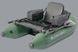 Bateau &agrave; rames gonflable vert Kolibri K-180F avec pont gonflable