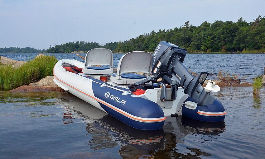 GALA Challenger C450 (Гала Челленджер С450) надувное моторное каноэ + AirDeck 213438 фото