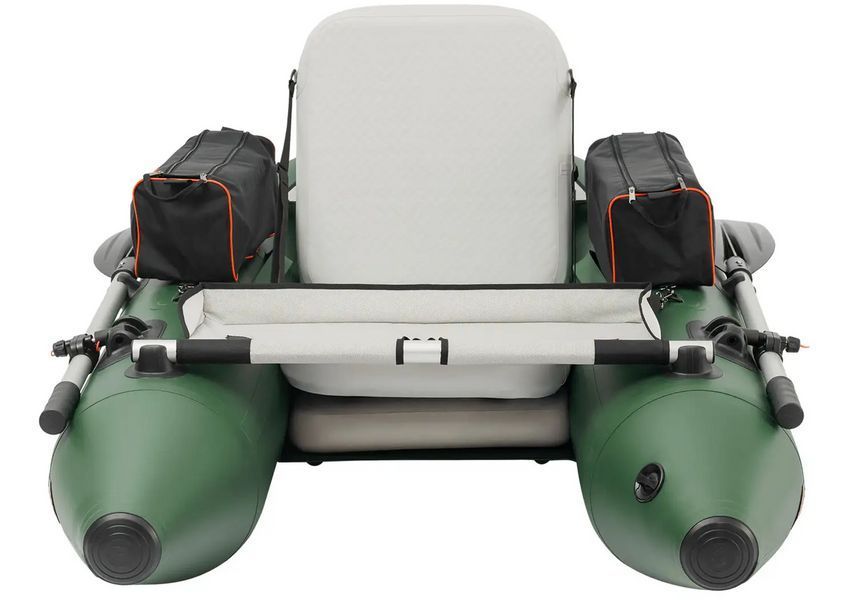 Bateau &agrave; rames gonflable vert Kolibri K-180F avec pont gonflable