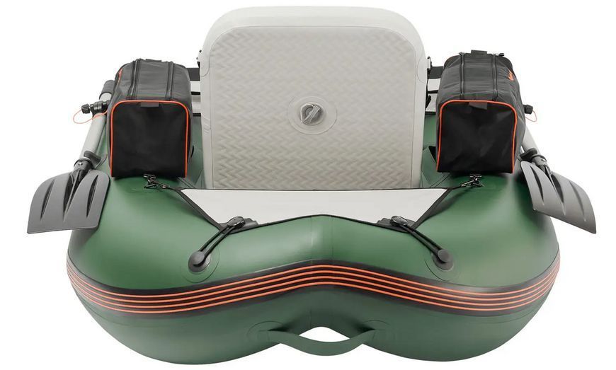 Bateau &agrave; rames gonflable vert Kolibri K-180F avec pont gonflable