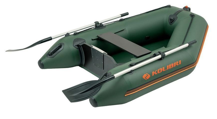 Kolibri KM-200 (Kolibri KM-200) green motor inflatable boat, without deck