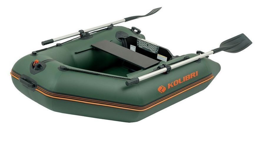 Kolibri KM-200 (Kolibri KM-200) green motor inflatable boat, without deck