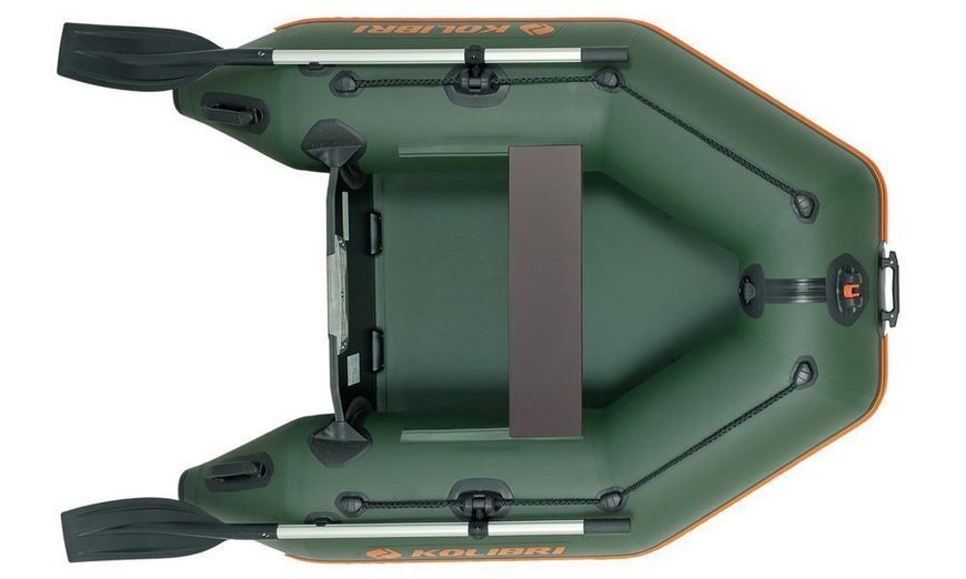 Kolibri KM-200 (Kolibri KM-200) green motor inflatable boat, without deck