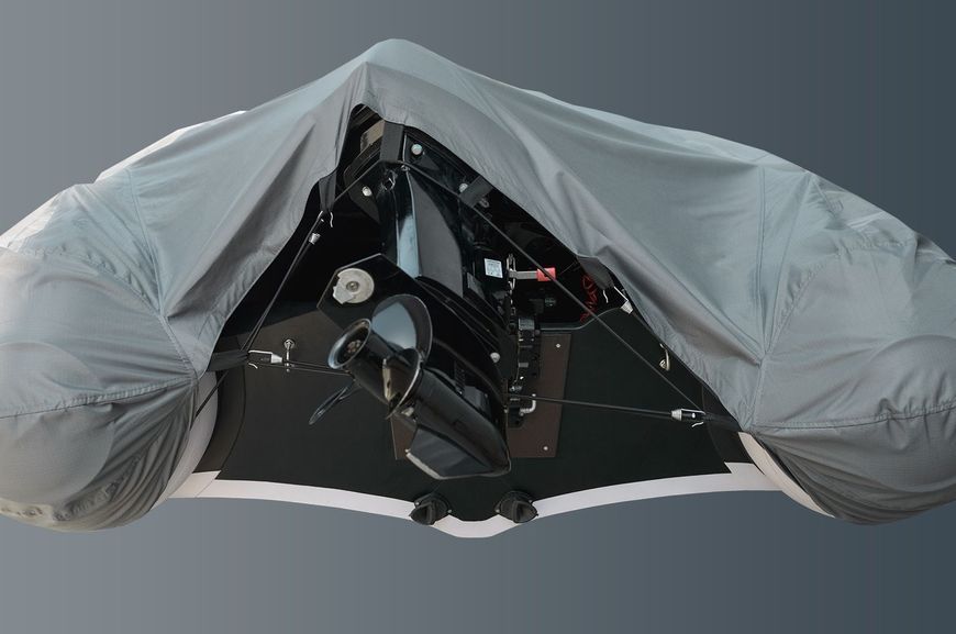 Taud de transport pour bateau Kolibri 410-450 cm, gris fonc&eacute;