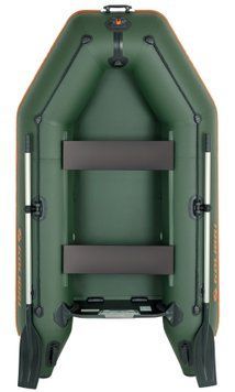 Kolibri KM-260 green motor inflatable boat, without deck