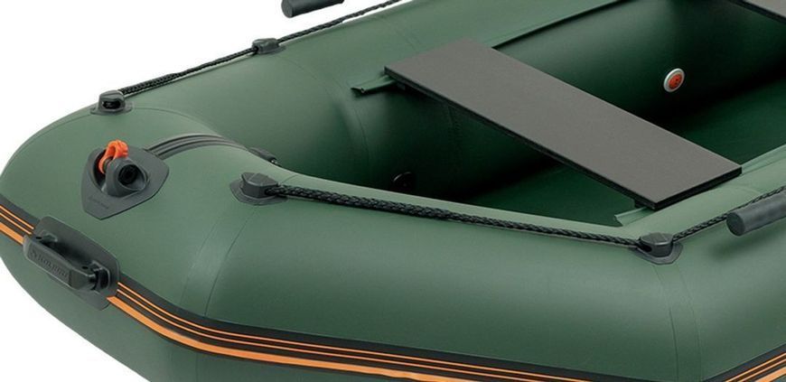 Kolibri KM-260 green motor inflatable boat, without deck